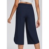 image:imagebaleaf Womens Hiking Capri Pants UPF 50 Quick Dry Lightweight 4Way Stretch Wide Leg Summer Travel Walking Plus Size20 Capris  Navy Blue