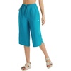 image:imagebaleaf Womens Hiking Capri Pants UPF 50 Quick Dry Lightweight 4Way Stretch Wide Leg Summer Travel Walking Plus Size20 Capris  Glacier Blue