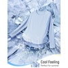 image:imagebaleaf Long Sleeve Cooling Workout Tops for Women Sun Shirts UPF 50 Quick Dry Lightweight Soft Running Athletic Gym HikingBlue