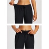 image:imagebaleaf 1517 Hiking Shorts for Women Bermuda Long Shorts with Zipper Pockets Quick Dry Lightweight for Travel Outdoor15inblack