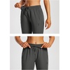 image:imagebaleaf 1517 Hiking Shorts for Women Bermuda Long Shorts with Zipper Pockets Quick Dry Lightweight for Travel Outdoor15indark Grey
