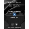 image:imagebaleaf Womens 3568 High Waisted Swim Shorts Tummy Control Swimsuits Bottoms Modest Board Shorts UPF 50Black