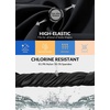 image:imagebaleaf Womens 3568 High Waisted Swim Shorts Tummy Control Swimsuits Bottoms Modest Board Shorts UPF 50Black