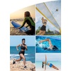 image:imagebaleaf Womens 3568 High Waisted Swim Shorts Tummy Control Swimsuits Bottoms Modest Board Shorts UPF 50Black