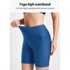 image:imagebaleaf Womens 3568 High Waisted Swim Shorts Tummy Control Swimsuits Bottoms Modest Board Shorts UPF 50Blue