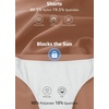 image:imagebaleaf Womens 3568 High Waisted Swim Shorts Tummy Control Swimsuits Bottoms Modest Board Shorts UPF 50Brown