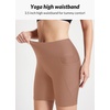 image:imagebaleaf Womens 3568 High Waisted Swim Shorts Tummy Control Swimsuits Bottoms Modest Board Shorts UPF 50Brown