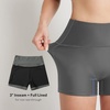 image:imagebaleaf Womens 3568 High Waisted Swim Shorts Tummy Control Swimsuits Bottoms Modest Board Shorts UPF 50Grey