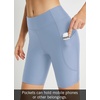 image:imagebaleaf Womens 3568 High Waisted Swim Shorts Tummy Control Swimsuits Bottoms Modest Board Shorts UPF 50Ice Blue