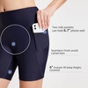image:imagebaleaf Womens 3568 High Waisted Swim Shorts Tummy Control Swimsuits Bottoms Modest Board Shorts UPF 50Navy