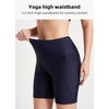 image:imagebaleaf Womens 3568 High Waisted Swim Shorts Tummy Control Swimsuits Bottoms Modest Board Shorts UPF 50Navy