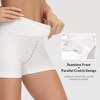 image:imagebaleaf Womens 3568 High Waisted Swim Shorts Tummy Control Swimsuits Bottoms Modest Board Shorts UPF 50White