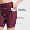 image:imagebaleaf Womens 3568 High Waisted Swim Shorts Tummy Control Swimsuits Bottoms Modest Board Shorts UPF 50Wine