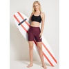 image:imagebaleaf Womens 3568 High Waisted Swim Shorts Tummy Control Swimsuits Bottoms Modest Board Shorts UPF 50Wine