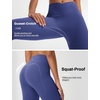 image:imagebaleaf Capri Leggings for Women Knee Length Yoga Workout Capirs Leggings with Pockets Tummy Control StretchClassic Navy