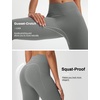 image:imagebaleaf Capri Leggings for Women Knee Length Yoga Workout Capirs Leggings with Pockets Tummy Control StretchDark Gray
