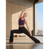 image:imagebaleaf Flare Leggings for Women Tummy Control with Pockets Yoga Pants High Waisted No Front Seam Bootcut PantsBlack