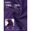 image:imagebaleaf Flare Leggings for Women Tummy Control with Pockets Yoga Pants High Waisted No Front Seam Bootcut PantsDark Purple