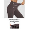 image:imagebaleaf Women Workout Leggings with Pockets High Waisted Tummy Control Yoga  78 ankle length leggings Tummy Control Super soft amp stretchy Great for running hiking or casual wearSeal Brown
