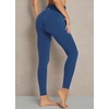 image:imagebaleaf Women Workout Leggings with Pockets High Waisted Tummy Control Yoga  78 ankle length leggings Tummy Control Super soft amp stretchy Great for running hiking or casual wearGibraltar Sea