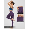 image:imagebaleaf Women Workout Leggings with Pockets High Waisted Tummy Control Yoga  78 ankle length leggings Tummy Control Super soft amp stretchy Great for running hiking or casual wearShadow Purple