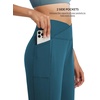 image:imagebaleaf Womens Bermuda Long Shorts 14 Knee Length Capris High Waisted Athletic Shorts with Pockets Summer Stretch LooseBlue