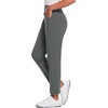 image:imagebaleaf Womens Fleece Lined Pant Waterproof Thermal Pocket Cold Weather Gear  27 Tapered Ankle Length Warm Fleece Lined With builtin drawstring Cold Weather Gear Work Golf CasualGrey