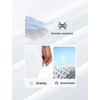 image:imagebaleaf Womens Golf Pants 27 Casual Work Travel Rivet High Waist PocketsWhite