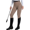 image:imagebaleaf Womens Horse Riding Pants Full Seat Silicone Equestrian Breeches Horseback Riding Tights Storage PocketsBrown