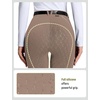 image:imagebaleaf Womens Horse Riding Pants Full Seat Silicone Equestrian Breeches Horseback Riding Tights Storage PocketsBrown