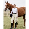 image:imagebaleaf Womens Horse Riding Pants Full Seat Silicone Equestrian Breeches Horseback Riding Tights Storage PocketsLight Brown