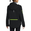 image:imagebaleaf Womens Rain Jackets Waterproof Packable Reflective Windbreaker Running Cycling Lightweight Jacket Hiking Gear HoodedBlack