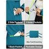 image:imagebaleaf Womens Rain Jackets Waterproof Packable Reflective Windbreaker Running Cycling Lightweight Jacket Hiking Gear HoodedBlue