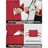 image:imagebaleaf Womens Rain Jackets Waterproof Packable Reflective Windbreaker Running Cycling Lightweight Jacket Hiking Gear HoodedRed