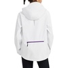 image:imagebaleaf Womens Rain Jackets Waterproof Packable Reflective Windbreaker Running Cycling Lightweight Jacket Hiking Gear HoodedWhite