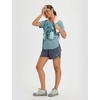 image:imagebaleaf Womens Short Sleeve T Shirts Crew Neck Workout Tops Running Shirts Sun Protection Quick Dry UVHeather Light Blue