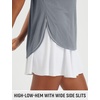 image:imagebaleaf Womens Short Sleeve T Shirts Crew Neck Workout Tops Running Shirts Sun Protection Quick Dry UVHeather Light Gray