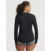 image:imagebaleaf Womens Sun Shirts UPF 50 UV Protection Long Sleeve V Neck Lightweight Breathable Quick Dry Tops Hiking RunningBlack
