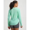 image:imagebaleaf Womens Sun Shirts UPF 50 UV Protection Long Sleeve V Neck Lightweight Breathable Quick Dry Tops Hiking RunningLight Green