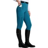 image:imagebaleaf Womens Horse Riding Pants Full Seat Silicone Equestrian Breeches Horseback Riding Tights Storage PocketsBlue