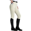 image:imagebaleaf Womens Horse Riding Pants Full Seat Silicone Equestrian Breeches Horseback Riding Tights Storage PocketsLight Brown