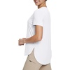 image:imagebaleaf Womens Short Sleeve T Shirts Crew Neck Workout Tops Running Shirts Sun Protection Quick Dry UVWhite