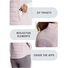 image:imagebaleaf Womens Lightweight Warm Puffer Vest Winter Running Sleeveless Jacket  Zip Pockets amp Soft Curve Design Windproof WaterResistant and Noiseless Fabric Suitable for Running Hiking in 20F60FLight Purple