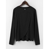 image:imagebaleaf Womens Long Sleeve Workout Tops Running Sun Shirts Split Back  UPF 50 Quick Dry Lightweight Breathable Moisturewicking SPF UV for Athletic Gym Hiking Tennis OutdoorBlack