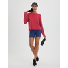 image:imagebaleaf Womens Long Sleeve Workout Tops Running Sun Shirts Split Back  UPF 50 Quick Dry Lightweight Breathable Moisturewicking SPF UV for Athletic Gym Hiking Tennis OutdoorRed