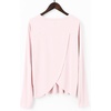 image:imagebaleaf Womens Long Sleeve Workout Tops Running Sun Shirts Split Back  UPF 50 Quick Dry Lightweight Breathable Moisturewicking SPF UV for Athletic Gym Hiking Tennis OutdoorLight Pink