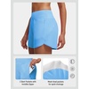 image:imagebaleaf Womens 4 High Waisted Swim Board Shorts Quick Dry UPF50 with Zipper PocketsBlue