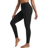image:imagebaleaf High Waisted Leggings for Women Tummy Control Yoga Workout Pants  25 Workout Leggings with Back Waist Pocket Ultra Soft Medium SupportBlack