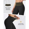 image:imagebaleaf High Waisted Leggings for Women Tummy Control Yoga Workout Pants  25 Workout Leggings with Back Waist Pocket Ultra Soft Medium SupportBlack