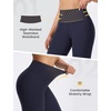 image:imagebaleaf High Waisted Leggings for Women Tummy Control Yoga Workout Pants  25 Workout Leggings with Back Waist Pocket Ultra Soft Medium SupportNavy Blue